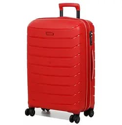 Валіза дорожня середня (M) поліпропілен Snowball 61303 Cologne 59,5 л 66х42x24 см Червоний