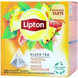 Чай чорний Lipton Tropical Fruits 36 г (20 шт. х 1.8 г) (917448) - мініатюра 2