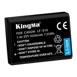 Акумулятор для Canon LP-E10 (KingMa) 1020 mAh