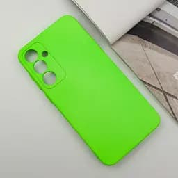 Чохол Silicone Cover Lakshmi Full Camera (A) для Samsung Galaxy A14 4G/5G Салатовий / Neon Green - мініатюра 2