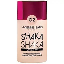 Тональный крем Vivienne Sabo Shaka Shaka с натуральным блюр-эффектом тон 02, 25 мл