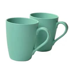 Комплект з двох кухлів Fissman аквамарин 250 мл (9325)