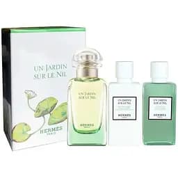 Набор Hermes Un Jardin sur le Nil 50 мл туалетная вода 40 мл лосьон для тела 40 мл гель для душа
