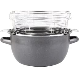 Кастрюля с фритюрницей Vitrinor K2, серая, 20 см, 2,6 л (2108976)