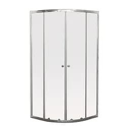 Душевая кабина без поддона Mixxus Premium Diverse SC01-90x90x195-TR хром прозрачное стекло 5 мм MI6859, Универсальная, прозрачная, хром