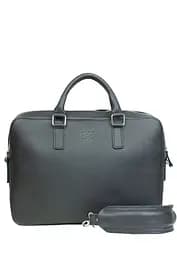 Шкіряна ділова сумка Briefcase 2.0 чорний флотар - мініатюра 2
