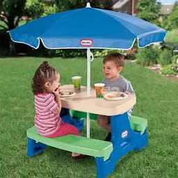Столик Little Tikes Easy Store Літо, з парасолькою (629952M) - мініатюра 4