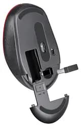Мишка Defender Auris MB-027 Silent Wireless Red (52026) - мініатюра 3