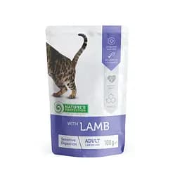 Вологий корм для кішок чутливий шлунок ягня Nature's Protection Sensitive digestion with Lamb 100 г