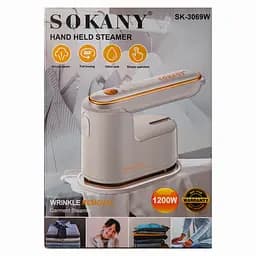 Дорожня праска Sokany SK-3069W з функцією відпарювання для сухого та вологого прасування, білий Sokany SK-3069W - мініатюра 9