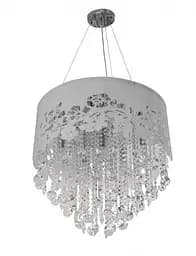 Люстра підвісна Brille з абажуром торт E14 40W WH+WH (BR-01260S/7)