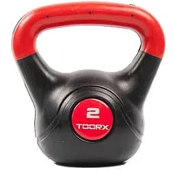 Гиря виниловая Toorx PVC 2 кг Black/Orange (KRP-2)