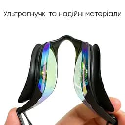 Окуляри для плавання Renvo Alat Pro Уні Anti-fog Чорний OSFM (2SG610-0106) - мініатюра 7