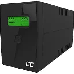 Источник бесперебойного питания Green Cell 600VA UPS01LCD 600VA 360W 162Vac-290Vac