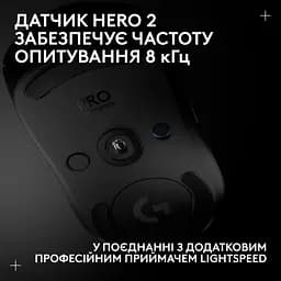 Мишка Logitech G Pro 2 Lightspeed Wireless Black (910-007295) - мініатюра 9