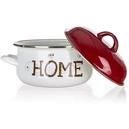Эмалированная кастрюля HOME, 20 см