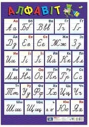 Плакат. Український алфавіт (прописний) Оновлений