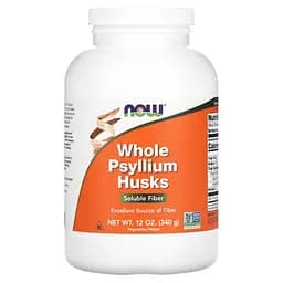 Цілісне лушпиння подорожника Now Foods Whole Psyllium Husk 340 г