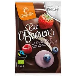 Цукерки Landgarten Мікс ягід в шоколаді органічний 50 г