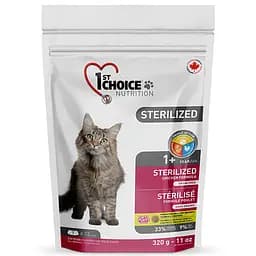 Сухий суперпреміумкорм 1st Choice Sterilized Chicken для кастрованих котів і стерилізованих кішок 10 кг