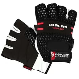 Рукавички для фітнесу Power System PS-2100 EVO, Black/Red - M