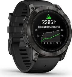 Смарт-годинник Garmin Epix Pro (Gen 2) Sapphire Edition 51mm Carbon Gray DLC Titanium with Black Band (010-02804-00) [86530] - мініатюра 2