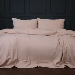 Комплект постільної білизни MirSon Arrowline Cream 2х143х210 см кремовий (2200010671339)