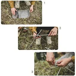 Чаша для багаття Naturehike NH20SK001 20CJ складана - мініатюра 4