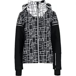 Куртка CMP Woman Jacket Fix Hood White/Black XXS (1097-31W0076-15ZH 34)