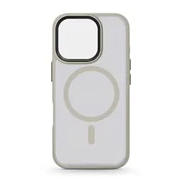 Чехол для Apple iPhone 16 Pro, Uniq MagCase, бежевый, противоударный, панель-накладка с магсейф, ударопрочный TPU+PC, с магнитом MagSafe, поддержка полноценной беспроводной зарядки, ArmorStandart (ARM79508)