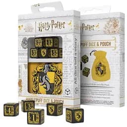 Набор кубиков Harry Potter. Hufflepuff Dice & Pouch (5 шт. + мешочек) (190142/2023/4/A/D6B)
