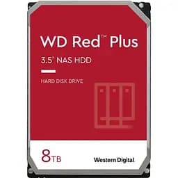 Жесткий диск Western Digital Red Plus NAS 8TB (8000Gb) 5640 rpm 256M SATA 6Gb/s (WD80EFPX)