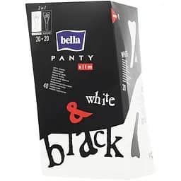 Ежедневные прокладки Bella Panty Slim Black&White 40 шт.