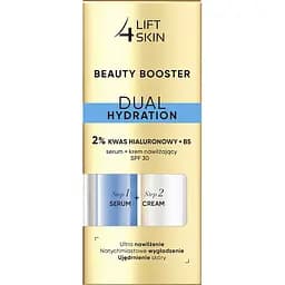 Сироватка Lift 4 Skin Beauty Booster Dual Hydration 2% Hyaluronic Acid + B5 Serum + Moisturizing Cream SPF30+ 30 мл (2шт. х15 мл)  - мініатюра 2