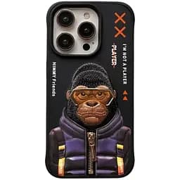 Чохол Nimmy 3D Matal Buttons Apple iPhone 15 Pro Gorilla Black