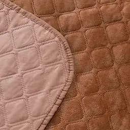 Покривало ТЕП Velour ромб круглий 210х150 см кавове (4-00515_22387) - мініатюра 8