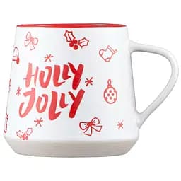 Чашка Ardesto Christmas New Year's кераміка 350 мл біла (AR3093)