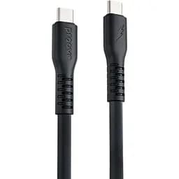 Кабель Proove Eternal USB-C to USB-C 60W 2m Black [131028]