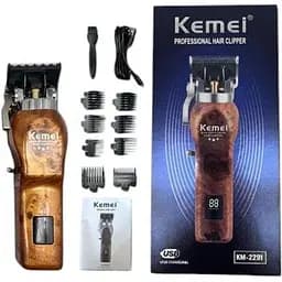 Машинка для стрижки волосся Kemei KM-2291 бездротова титанові леза (42213-KM-2291_921)