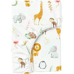 Простирадло Cosas на резинці 90х200 africa zoo, жовтий (AfricaZoo_90x200x20)