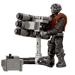 Конструктор "Военный KB 1129-1, с фигуркой солдата, оружием и военным снаряжением"