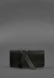 Кожаный кисет для табака 1.0 черный Краст