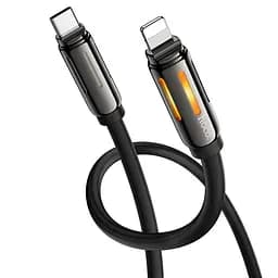 Дата кабель Hoco U136 Prize Type-C to Lightning 27W (1.2m) Black - мініатюра 3