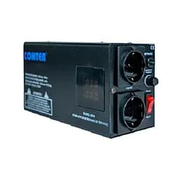 Cтабілізатор напруги релейний Conter SVRS-500VA/375W, 375Вт, Analog, LED дисплей, DC150-270V, AC230±8%, 2*Shuko, Q6