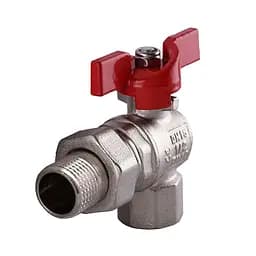 Кран кульовий кутовий з американкою Selba 1/2″ SL1543 - мініатюра 2