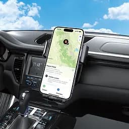 Автотримач X15 з бездротовою зарядкою 15W чорний - мініатюра 2