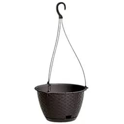 Подвесной горшок для растений Prosperplast Ratolla Round W - коричневый, 4,85 л