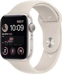 Смарт-часы Apple Watch SE (2022) 44 mm White Aluminum with White band (MNJX3CS/A)