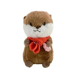 Дитяча м'яка іграшка "Видреня" Bambi C8502 з мушлею, розмір 28 см