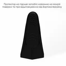 Короткі ласти для тренування в басейні Renvo Frio із закритою п'ятою чорний розмір 36-38 (SF100-01 36-38) - мініатюра 4